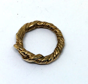 Bronze Twisted Vine Ring - Size 5