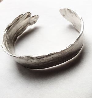 "Torn" Sterling Silver Cuff SOLD