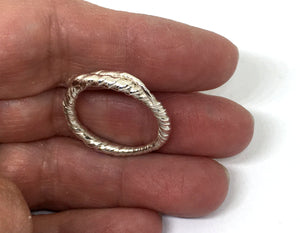 Sterling Silver Twisted Ring - Size 8
