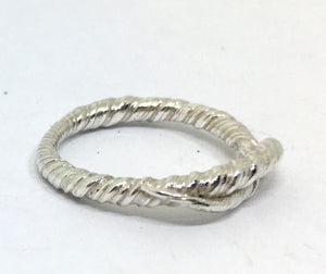 Sterling Silver Vine Ring