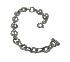 Handmade Fused Argentium Chain Link Bracelet