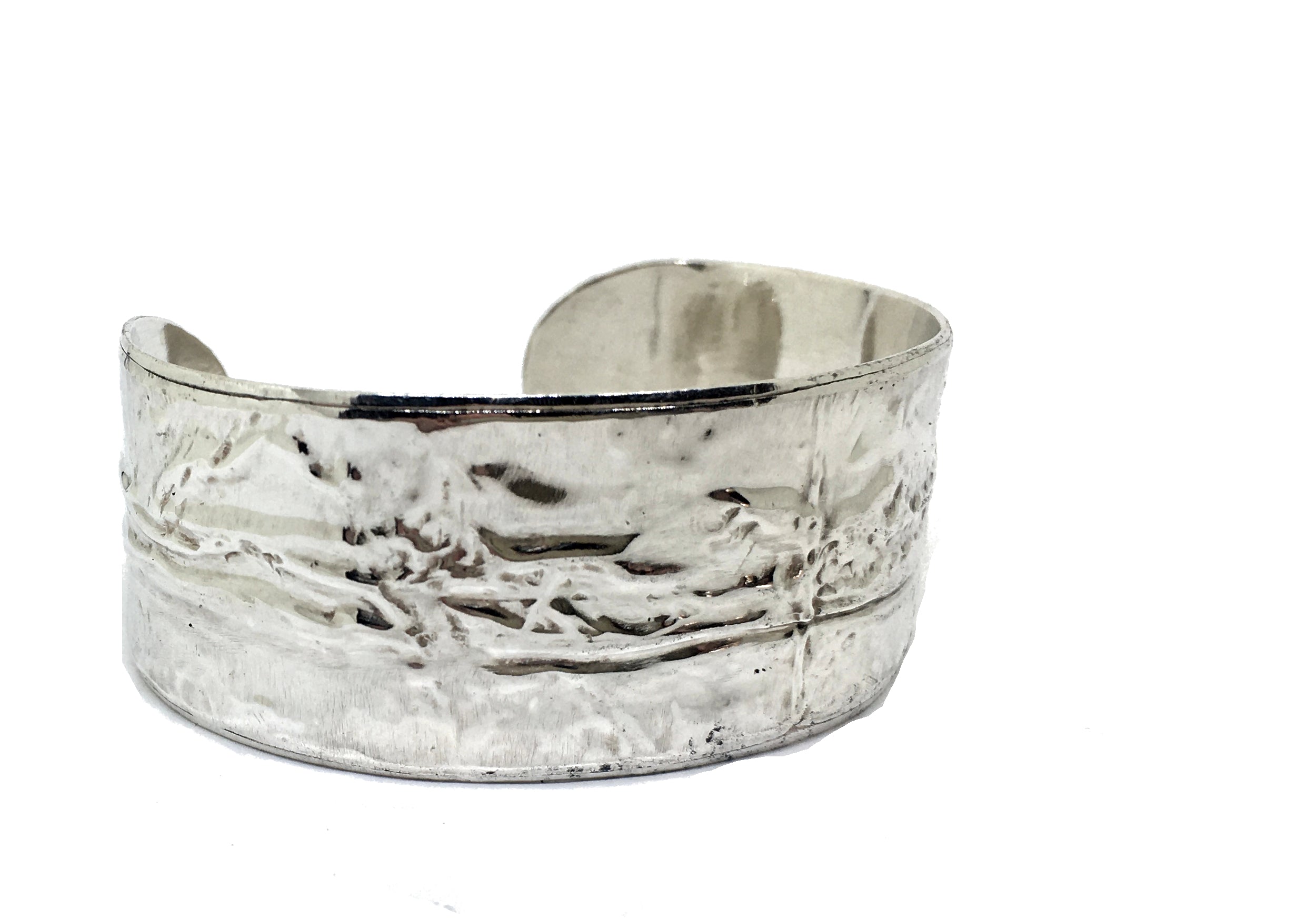 "River of Silver " Cuff Bracelet - One of a Kind