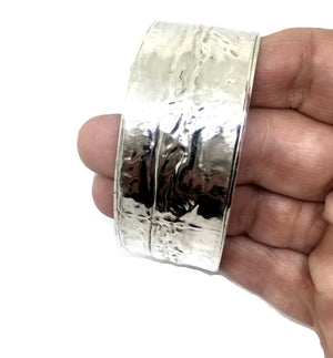 "River of Silver " Cuff Bracelet - One of a Kind