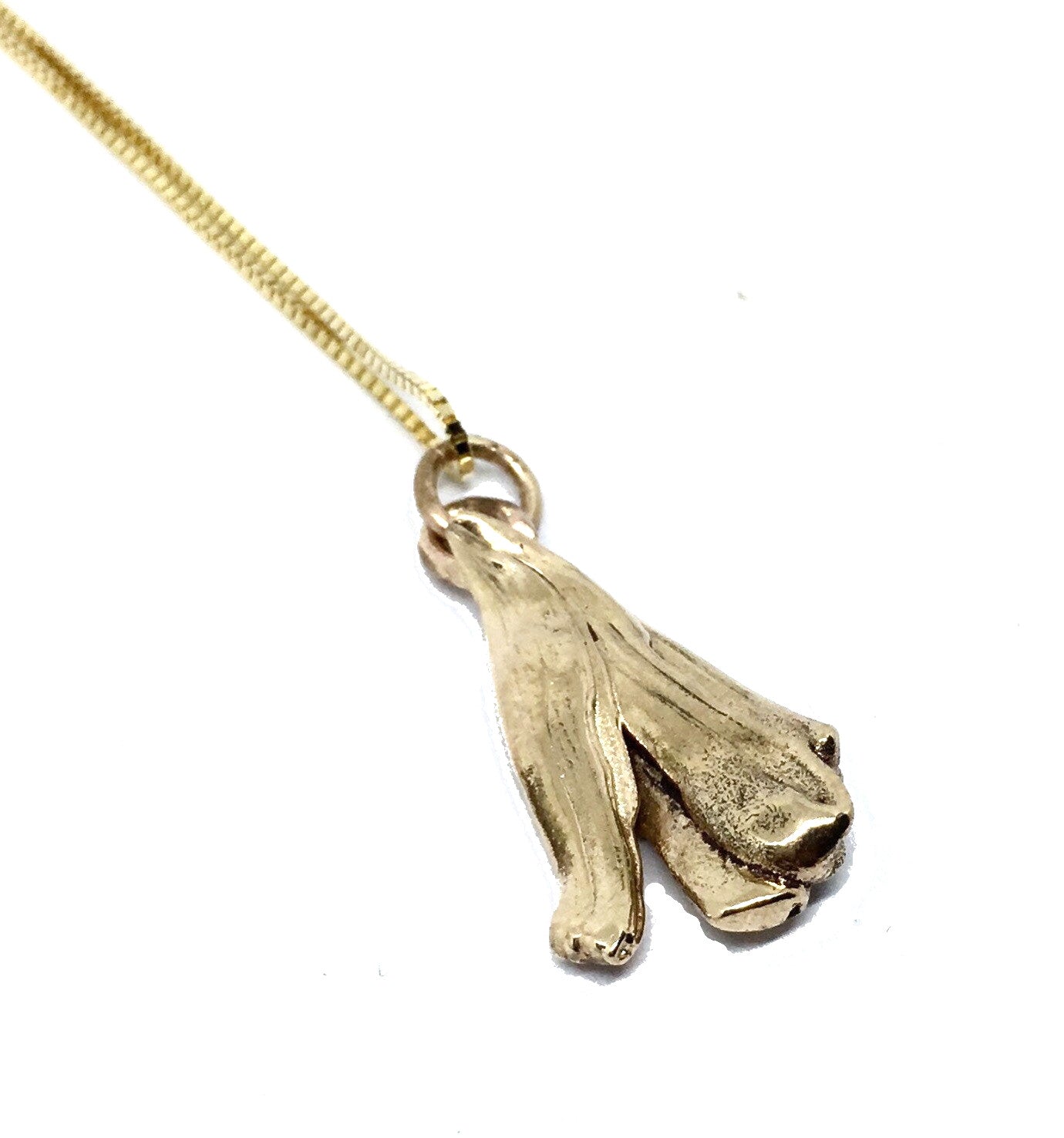 14K Yellow Gold Mitsuro Hikime Pendant Necklace