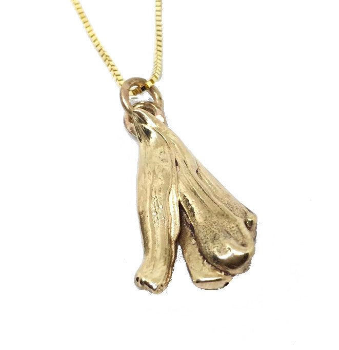 14K Yellow Gold Mitsuro Hikime Pendant Necklace