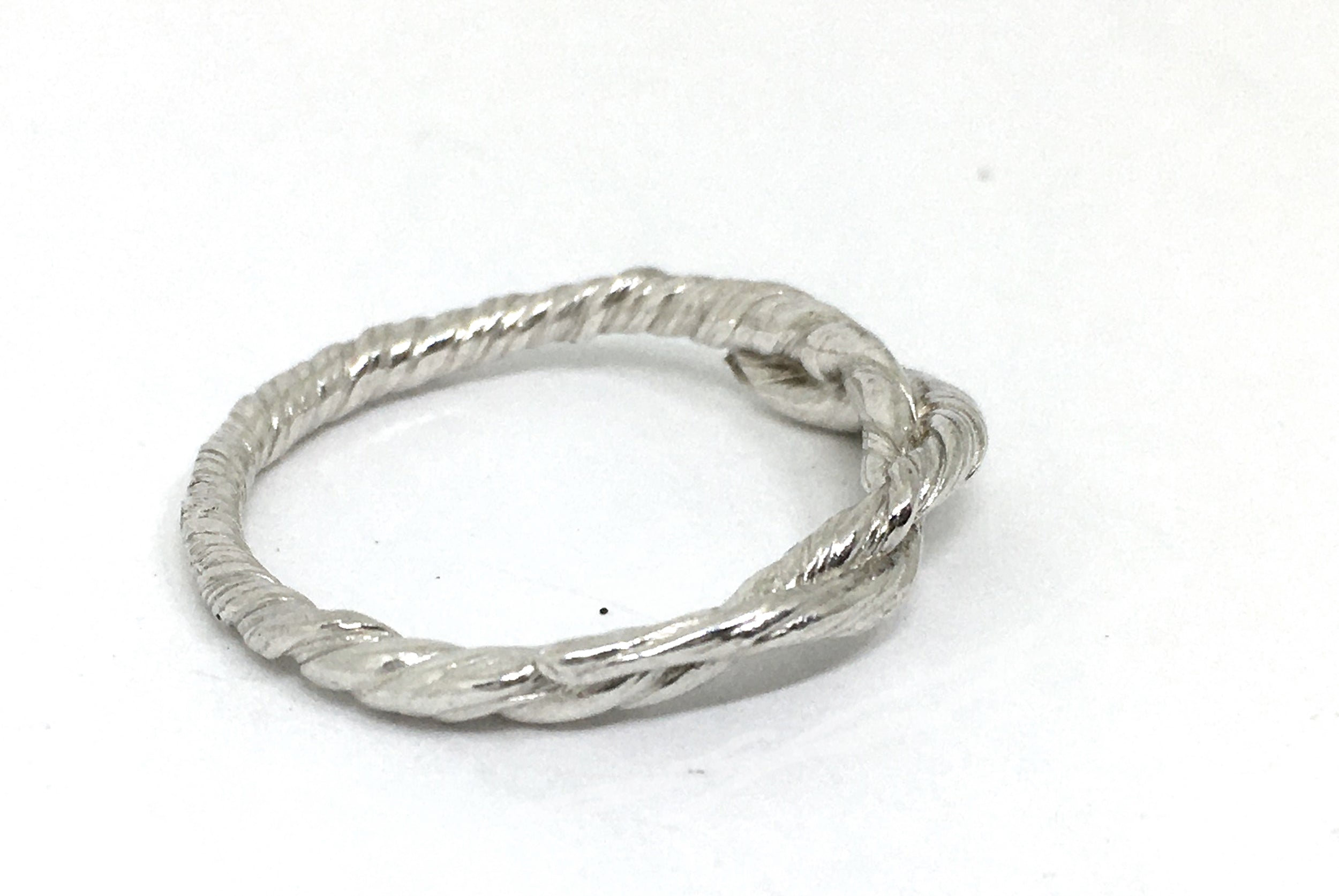 Twisted Vine Ring in Sterling Silver - Size 9