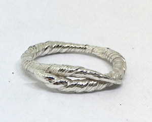 Sterling Silver Vine Ring