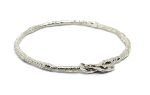 Twisted Vine Bangle in Sterling Silver
