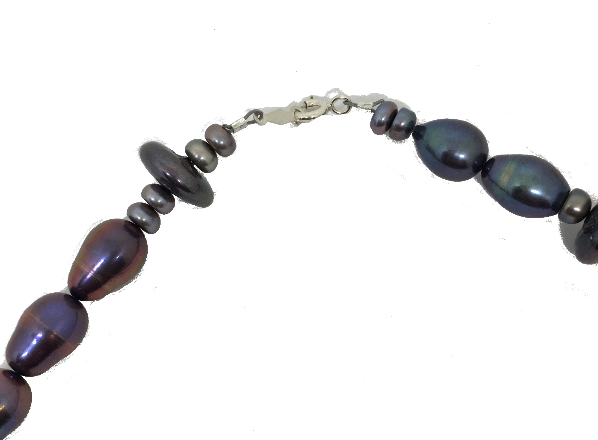 Mixed Freshwater Peacock Pearl Necklace