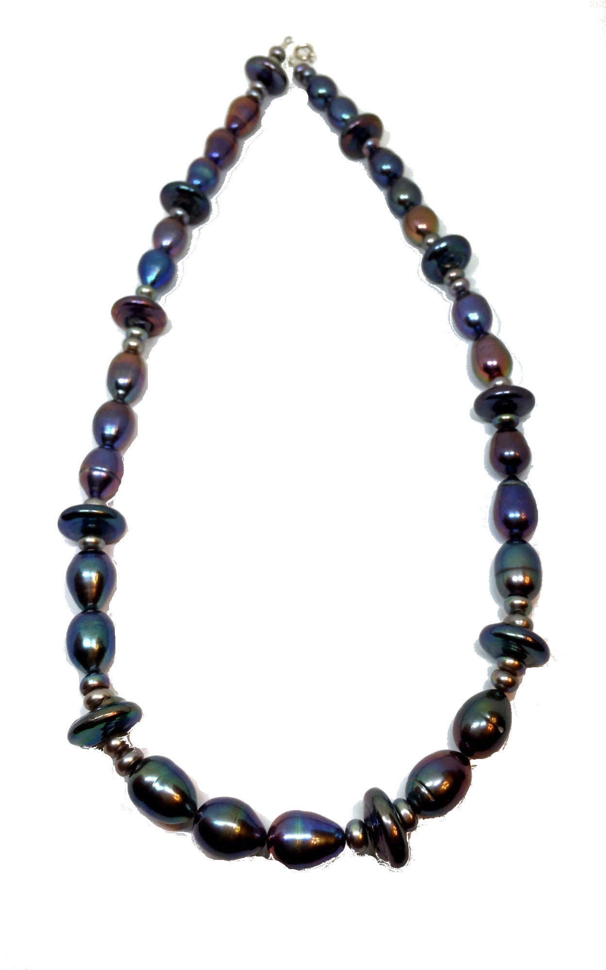 Mixed Freshwater Peacock Pearl Necklace