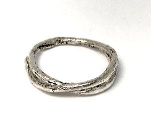 Sterling Silver Olive Twig Band