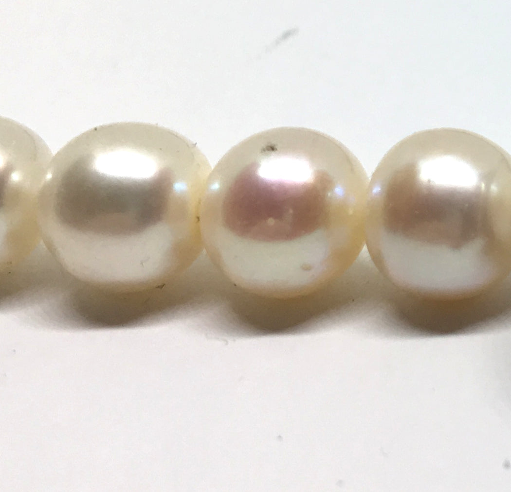 Onyx, Pearl and Diamond Statement Necklace - Asymmetrical Necklace with Mitsuro Hikime