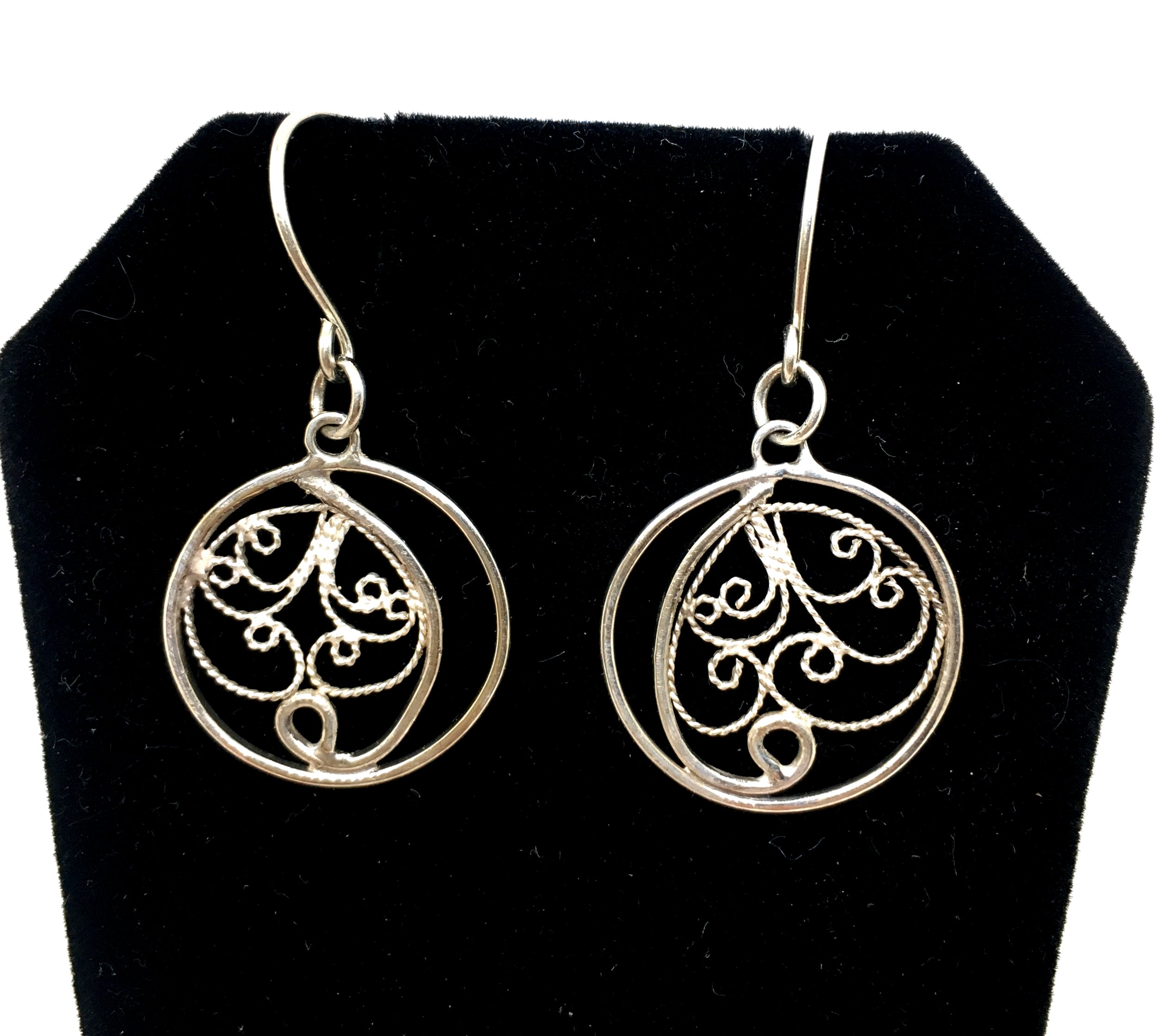 Buy Silver Linings Morni Handmade Silver Filigree Cuff Earrings For Women –  Okhaistore